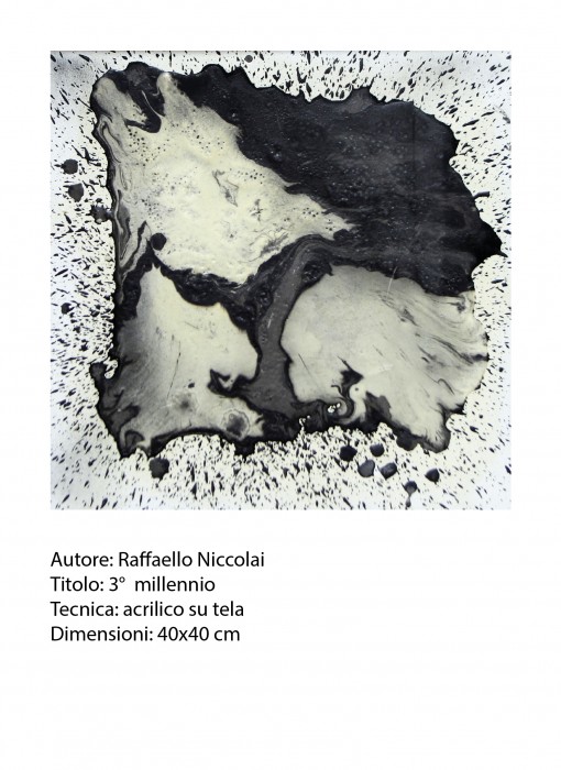 raffaello niccolai - acrilico su tela - 3°  millennio - 40x40 --01